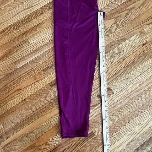 Raspberry rose colored one piece workout romper - Picture 4 of 4